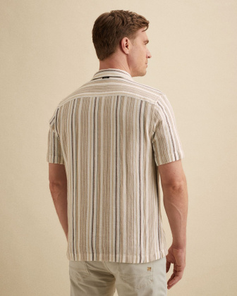 Рубашка Vanguard с короткими рукавами коричневая артикул VSIS2604262-8265