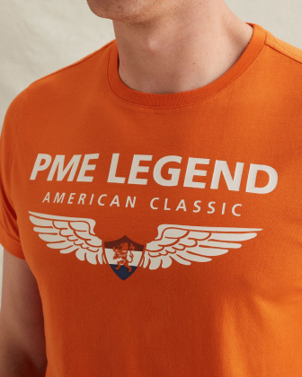 Футболка PME Legend оранжевая артикул PTSS2604555-2054