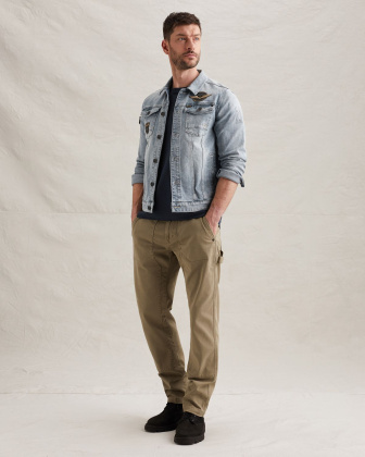 Брюки Falcon свободного кроя зелёные артикул PTR2602644-6405