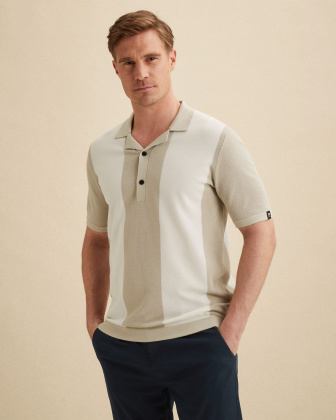 Футболка-поло Vanguard тонкой вязки коричневая