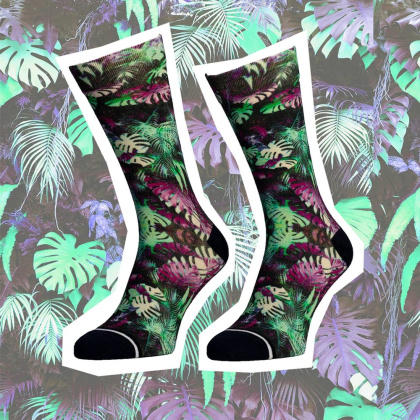 Носки с принтом Sock my plants