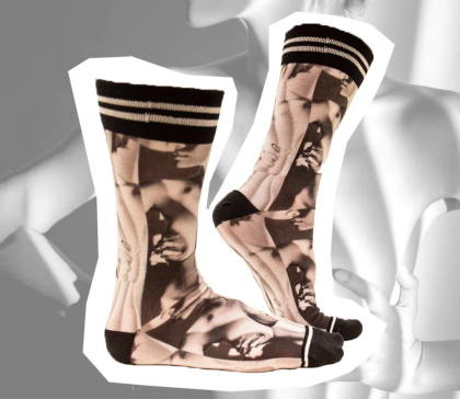 Носки с принтом Sock my curves