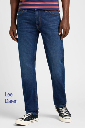 Мужские джинсы Lee Daren ZIP FLY DARK HUNT темно-синие