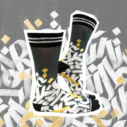 Носки с принтом Sock my graffiti