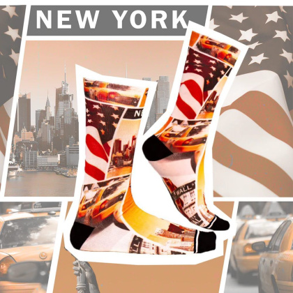 Носки с принтом Sock my NYC